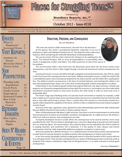 October 2012 Issue 218