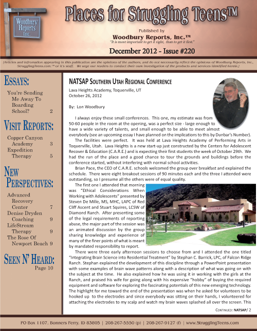 December 2012 Issue 220